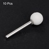 sourcing map Ball Abrasive Mounted Stone Polishing Bits 1/8" Shank