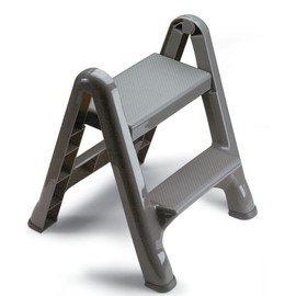 Rubbermaid Commercial Products FG420903 Two-Step Folding Stepstool (300-Pound Load Capacity, 22-7/8-Inches x 21" Depth x 18-7/8-Inches)