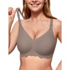 Vertvie Bras for Women - Wireless Bra with Support Seamless