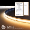 MIWISE COB LED Strip Light White LED Tape Lights 2700K-6500K