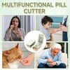 Portable 3-in-1 Pill Divider for Small Tablets, Adjustable Tablet Cutter