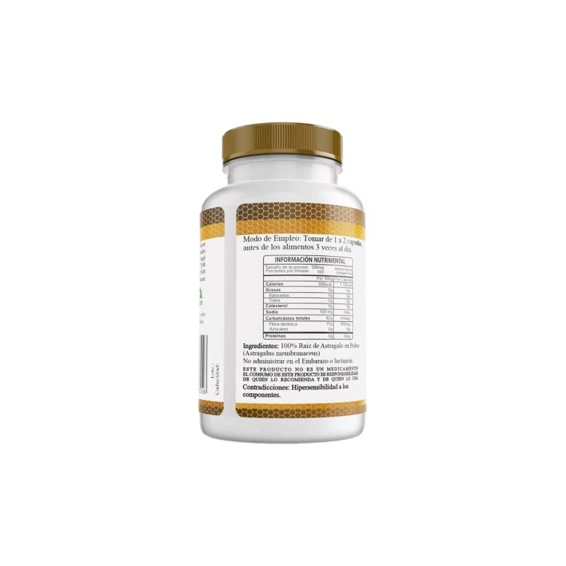 Astragalo Astragalus Puro Premium 100 Capsulas 500mg