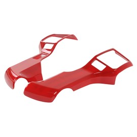 JeCar Kit de decoración interior para volante para Toyota 4Runner SUV 2010-2019, color rojo