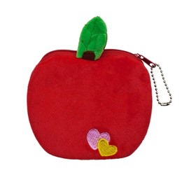 FuninCrea Coin Purse Creative Plush Fruit-Shaped Small Purses for Women and Girls, Small Coin Purse Cute Cartoon Coin Pouch for Storage Coin Key Jewelry Earphones Data Cables (Style 4-1 Pack)