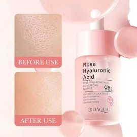 Serum Bioaqua Ácido Hialuronico Y Esencia Rosas Reduce Poros                                                                                          