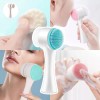 Cepillo Limpieza Facial Doble Cara Manual Exfoliante Skin F
