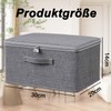 Lockable Box, Foldable Storage Box with Lid, Foldable Organiser Box,