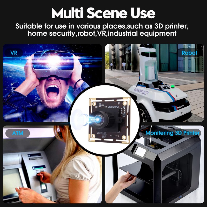 ELP 16MP USB Camera 4656x3496 Sony IMX298 Sensor, USB2.0 Camera