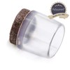 Adsamm® 4 x Chair Leg Caps with Felt / Transparent