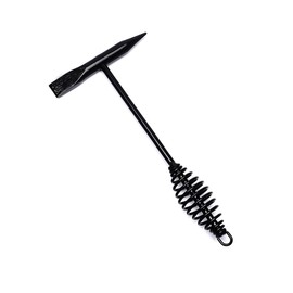 AIMALL Carbon Steel Welding Chipping Hammer with Spring Handle, Impact-Absorbing Grip for Slag Removal, Sizes 10.6" to 11.2", Multiple Weights (250g, 300g, 500g, 670g)