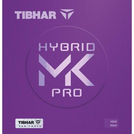 TIBHAR Table Tennis Rubber Hybrid MK PRO (2.0, Red)