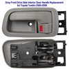 Interior Door Handle with Bezel(Gray),Front Driver Left Side for Toyota