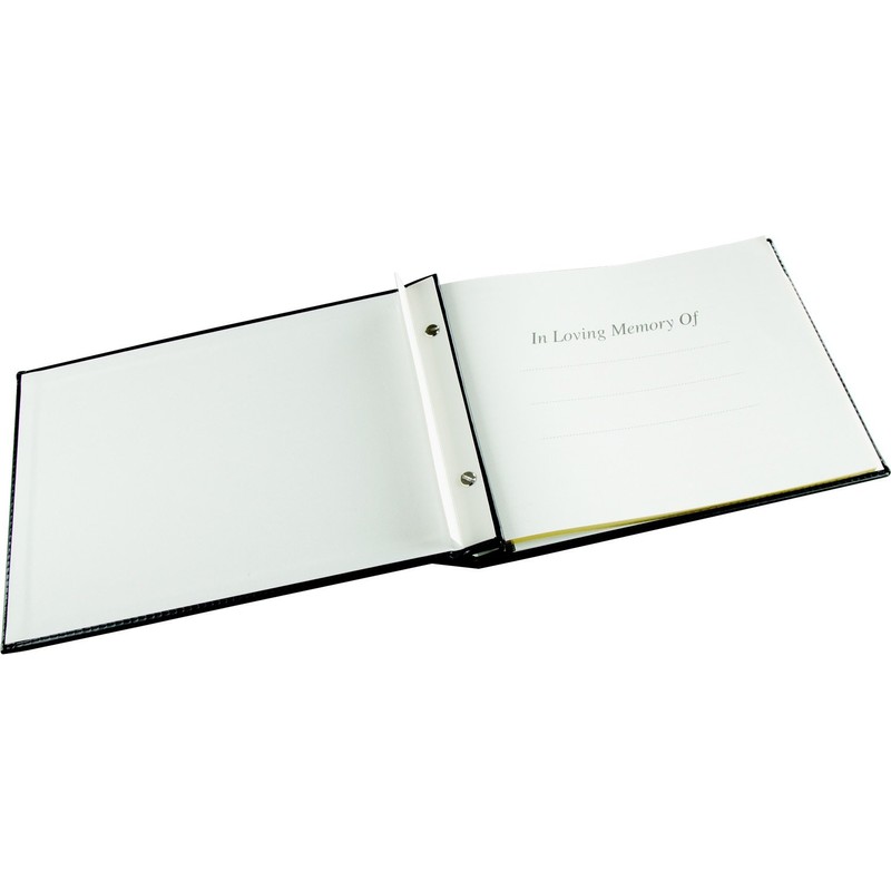 Book of Condolence - Loose Leaf Inner Page Format -