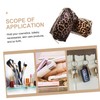 FOMIYES 2sets Travel Cosmetic Bag Large Capacity Makeup Storage Leopard