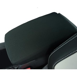 Car Console Covers Plus Made in USA Designed for Mazda 3 2019-2024 Neoprene Auto Armrest Center Console Cover Protector (O1) Black