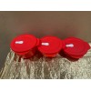 Tupperware New Tupperware Set 3 Beautiful Red & White Colors
