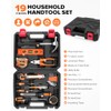 19pcs Household DIY Tool Set, Basic Tools for Home, Office,