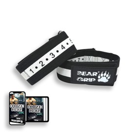 Bear Grip Occlusion training bands., Black / White, l