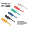 DIANN 30pcs Test Hooks Clips Single Hook Clip Colorful Spring