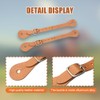 MiOYOOW Pack of 2 Leather Spur Straps, Adjustable Retro Western