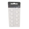 10pcs Sound Amplifier Open Domes Round Shaped Soft Silicone Universal