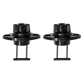 JSP Manufacturing Kit de montaje universal de tapón de drenaje de plástico y base para kayaks Pelican Kayaks/Lifetime Kayaks/Wilderness System (2)