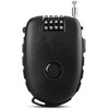 Compact Cable Lock, Combination Lock with Wire Rope (75cm), Lock