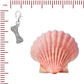 Quiges Silver Plated Animals Charm Pendant with Lobster Clasp for Bracelets, Silver Plated, 16