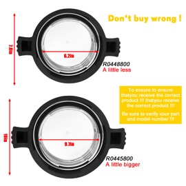 R0445800 Lid with Locking Ring, Pool Pump Lid for Zodiac Jandy Stealth, WaterFall series pump also compatible with Zodiac Jandy ePump variable speed pump and Spa Pumps-model JEP, SHPF, SHPM, SWF