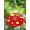Hummzinger Highview, Hanging Hummingbird Feeder, Red (B)