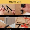 EZONEDEAL Multi-function Scribing Tool- Construction Pencil- Aluminum Alloy Scribe Tool