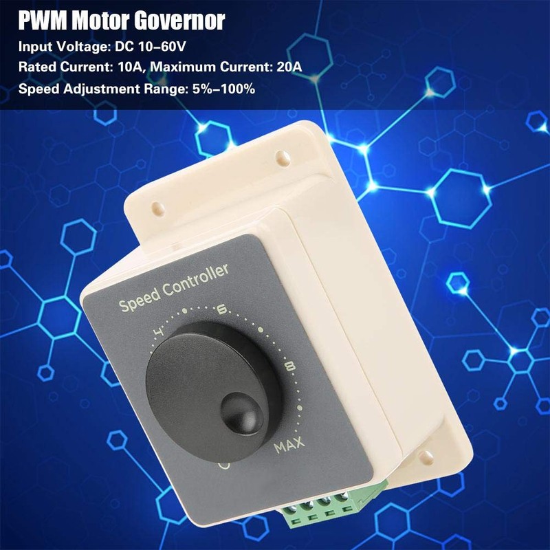 Motor Speed Controller DC 10-60V 20A High Output PWM Motor