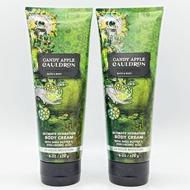 Candy Apple Cauldron Bath & Body 2-Piece Cream Set | Bundle of Two 8-Ounce Ultimate Hydration Body Creams