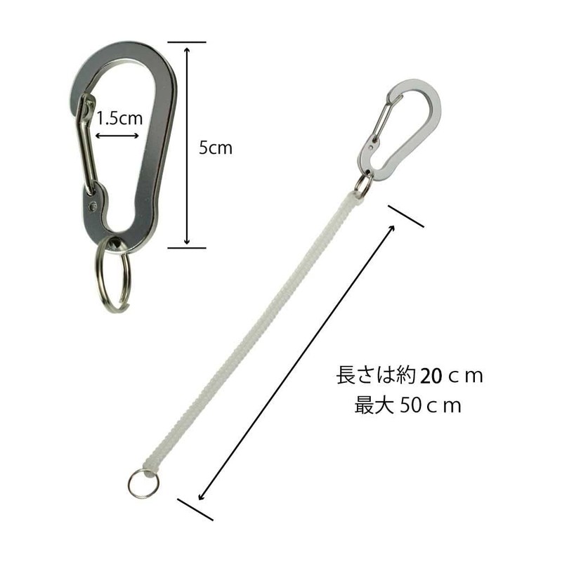 HERBE Pass Case, 4 Side Storage, Coil Strap, Rotatable, Made