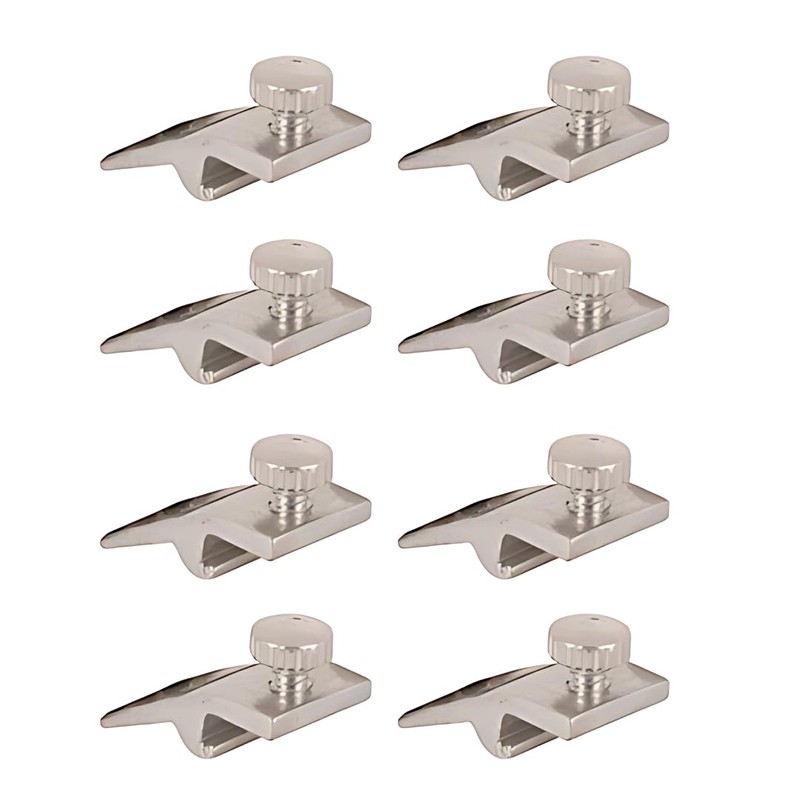 WRS 5/16" Offset Aluminum Storm Door Panel Clips with Screws