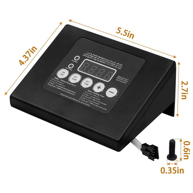 FBULWSEC 990050048 Digital Control Panel for Masterbuilt LED Display Compatible