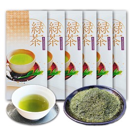 Asanoen Tea 1 Coin Yame Tea 3.5 oz (100 g), Set of 5 + 1 Some, Tea Leaves, Sencha, Deep Steamed Tea, Fukuoka Yame Japanese Tea, Japanese Tea, Sencha Made in Japan, For Commercial Use