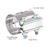DOCAS 2.5 Inch Exhaust Clamp, Lap Joint Band Clamp Stainless