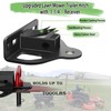 Zero Turn Lawn Mower Trailer Hitch, Universal Heavy Duty Steel