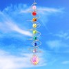 Qianyu Crystal Suncatcher Decorative Rainbow Maker Wind Spinner Tail Window