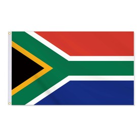 South Africa Flag,3x5 FT South African Flag,36x60 Inch Large Digitial Double-Printed Durable 150D Thick Polyester Decorations with 2 Brass Grommet