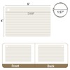 zmybcpack 6 Pack 360 Pcs 4x6 Inch Lined Flash Cards