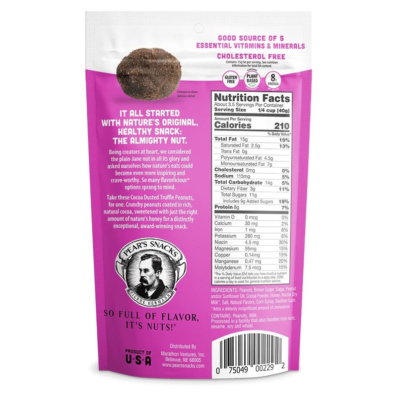 Cocoa Dusted Truffle Flavored Peanuts | Pack of 6 |