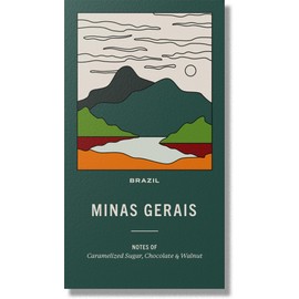 Coffee World | Brazil Minas Gerais Single Origin UK Roasted Whole Coffee Beans - Perfect Brewing for Cafés, Businesses, Shops & Home Users (Coffee Beans 250g)
