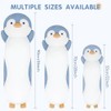 36" Penguin Stuffed Animal, Soft Jumbo Long Cuddle Pillow, Cute