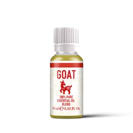 Mystix London | Goat - Chinese Zodiac Essential Oil Blend 10ml - for Diffusers, Aromatherapy & Massage Blends | Perfect as a Gift | Vegan, GMO Free