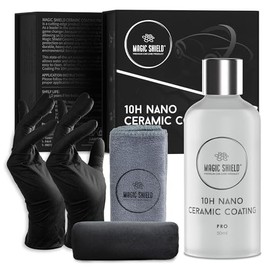 Magic Shield Recubrimiento Cerámico PRO 10H - Auto Reparador | Protección Avanzada SiO2 Duradera | Aplicación Fácil | Brillo Intenso | Ideal para Auto