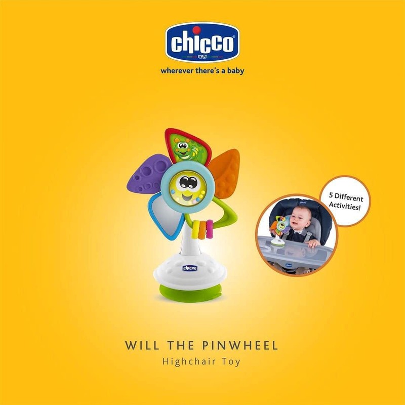 Chicco 00009710000000 Tino Manual Highchair Toy Willy The Windmill Multi-Coloured