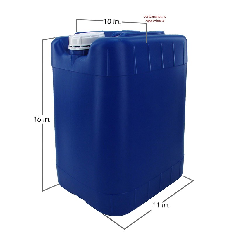 6 Gallon Samson Stackers, White, 6 Pack (30 Gallons), Emergency