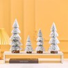 Zliger Pack of 3 Mini Christmas Trees, 10/15/20 cm, Artificial